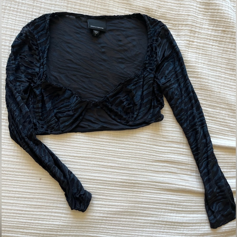 Black Crop Top